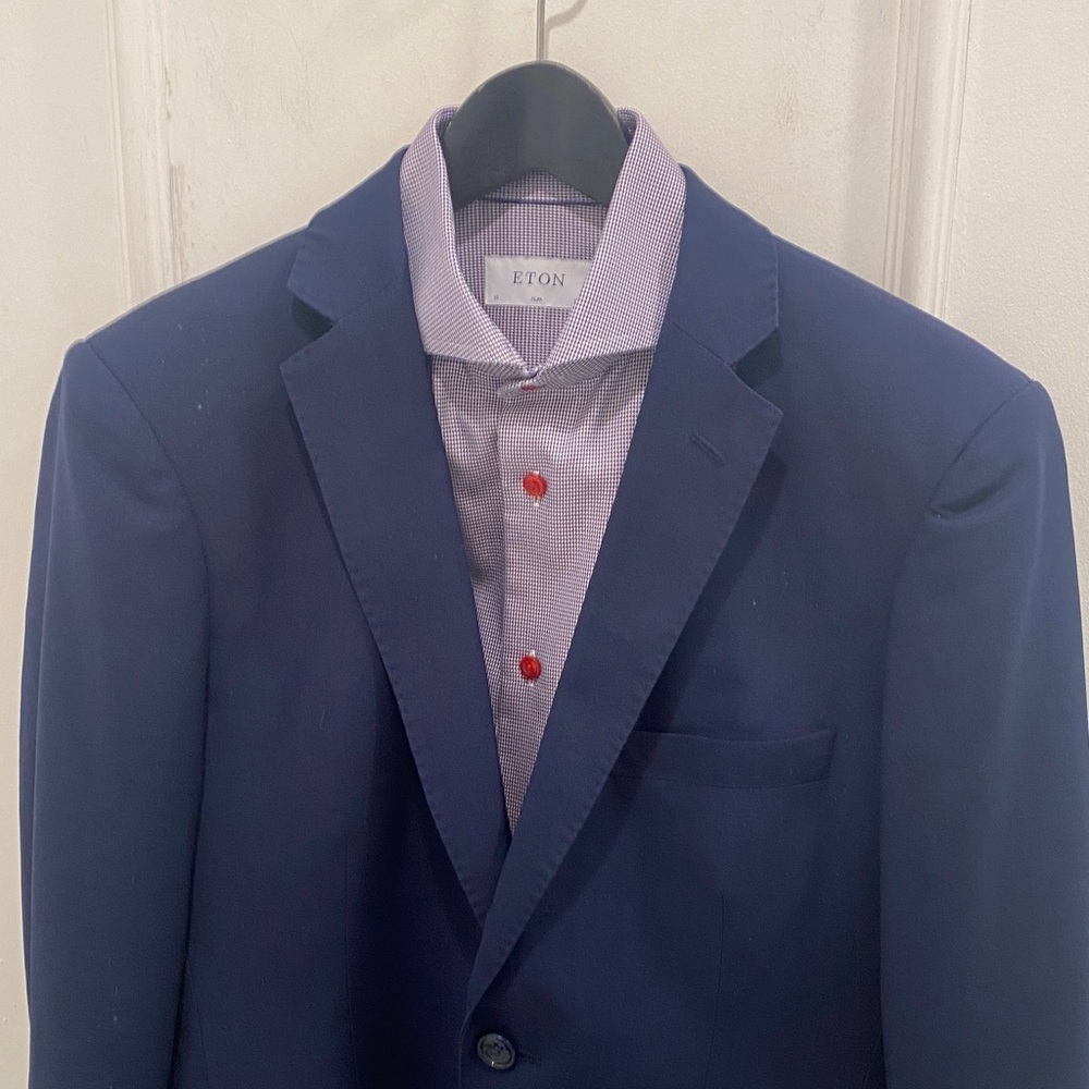 Ermenegildo Zegna Tropical Deep Blue Blazer for men with class S40